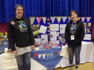 Helen and Sophie of the business 'Fair and Funky',  attended the conference.