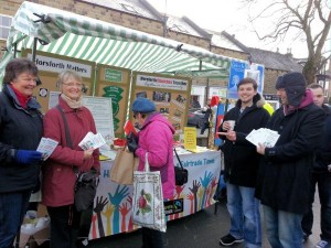 Horsforth campaign group at the Farmers' Market